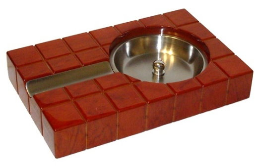 Basic Design Zigarrenascher Karo Holzdekor